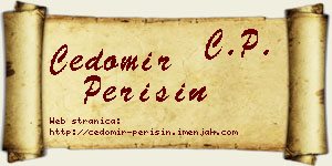 Čedomir Perišin vizit kartica